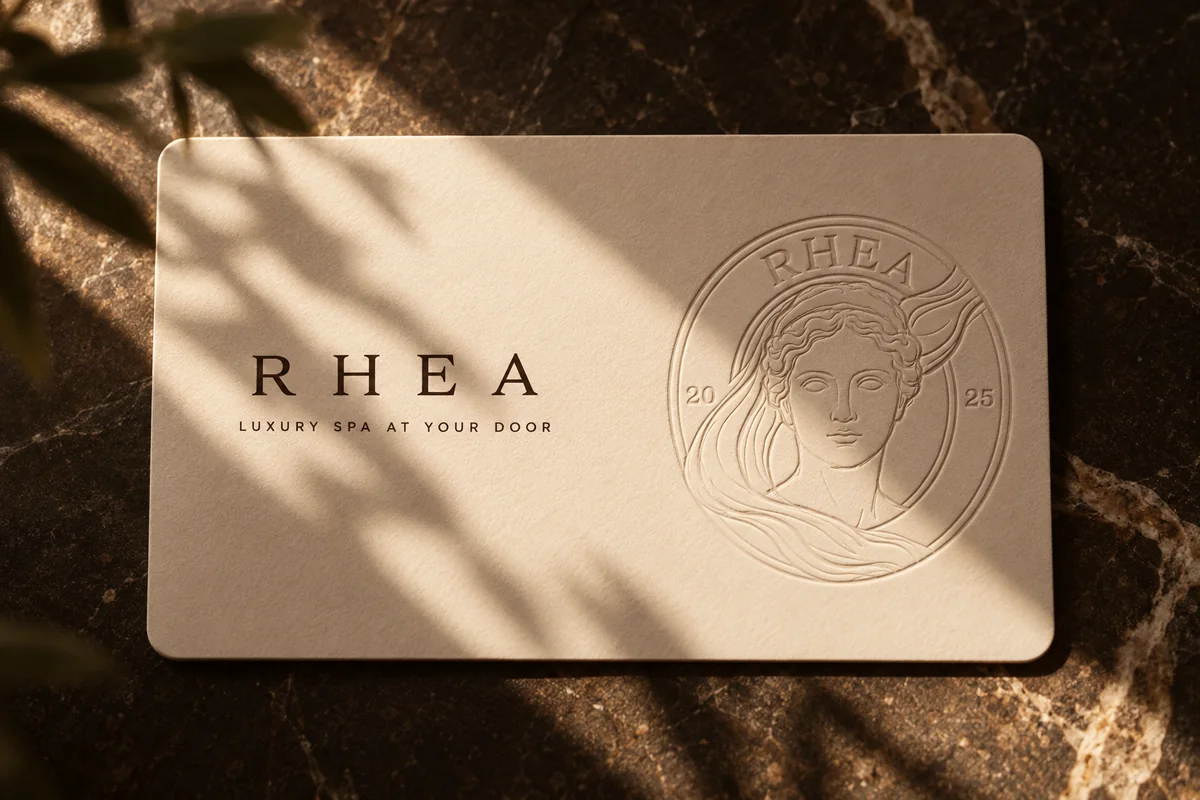 Cartão presente RHEA de valor personalizado